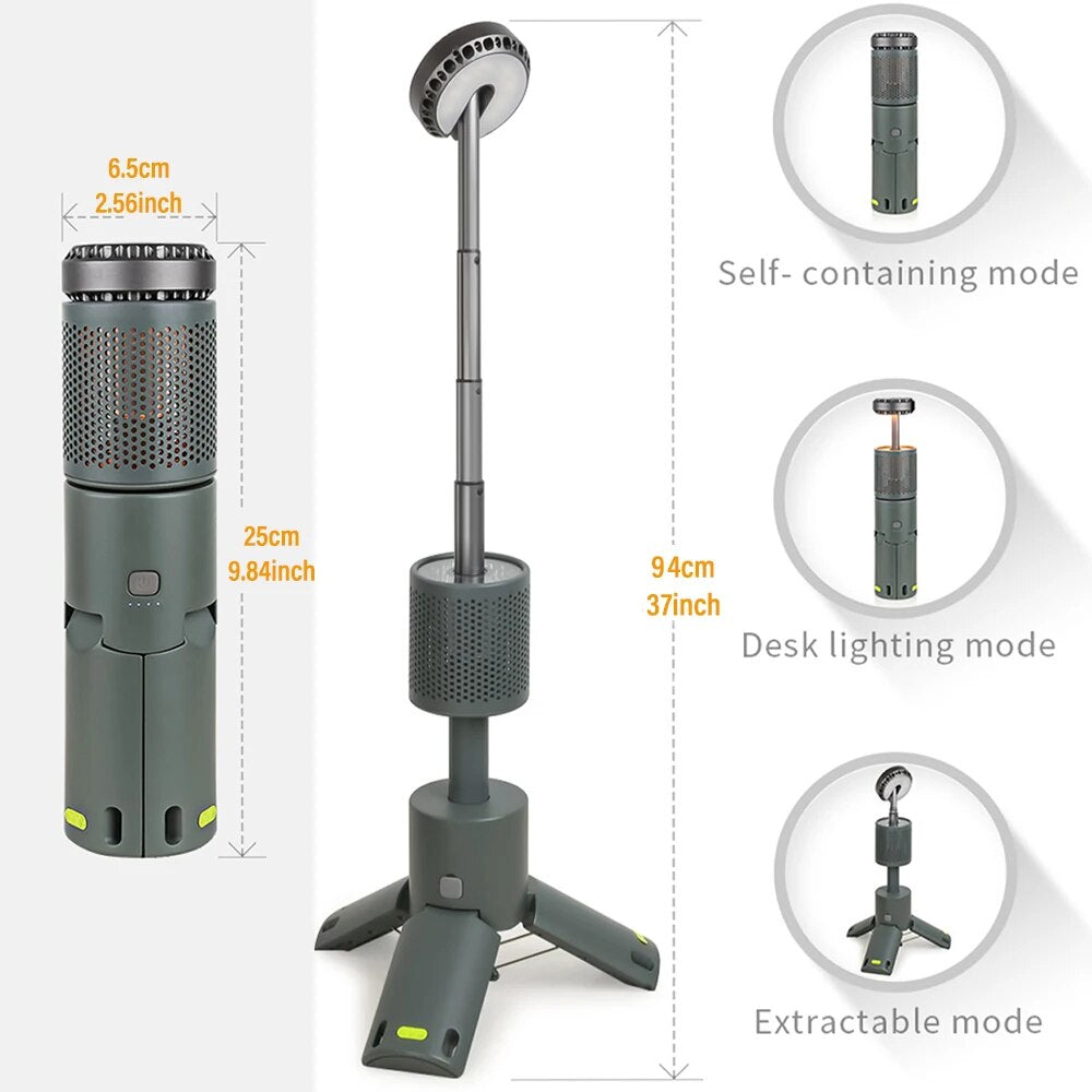 ECOVENTURA™ ALL IN ONE PORTABLE CAMPING LANTERN