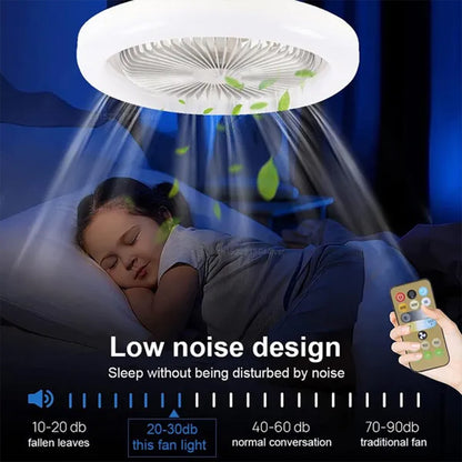 GLOWAIR™ - DUAL-FUNCTION CEILING FAN & LED LIGHT FIXTURE