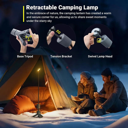 ECOVENTURA™ ALL IN ONE PORTABLE CAMPING LANTERN